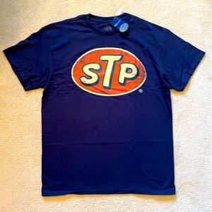 Graphic STP Navy Blue Tee Men’s Large